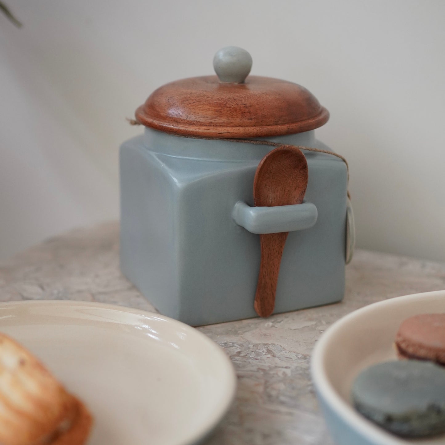 Azure Ceramic Jar
