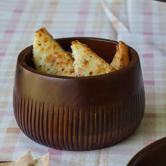 Carved Wooden Bowl