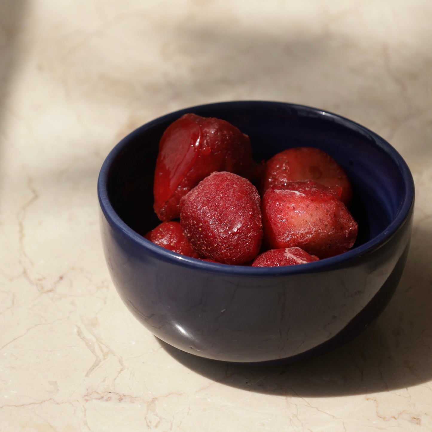 Midnight Blue Ceramic Snack Bowl