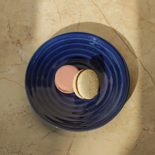 Midnight Blue Ceramic Starter Plate