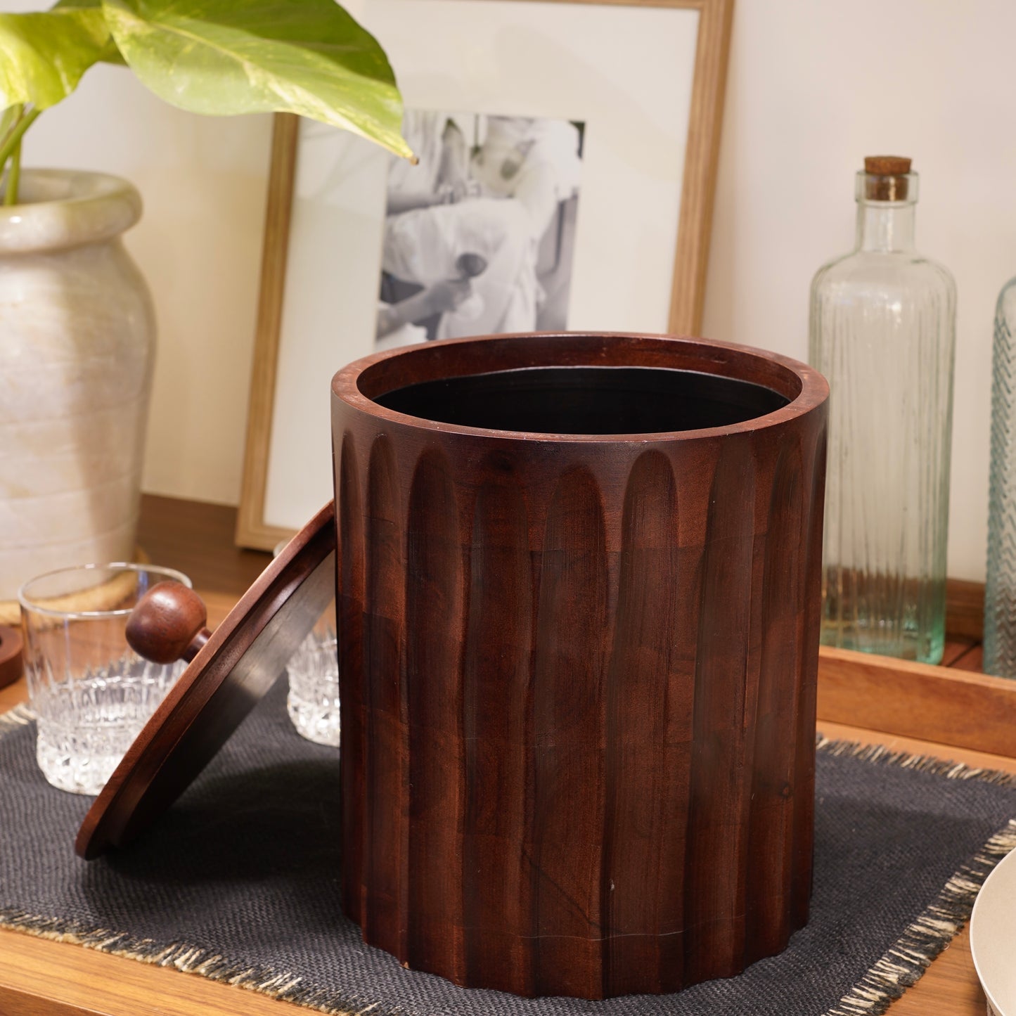 Wooden Ice Bucket