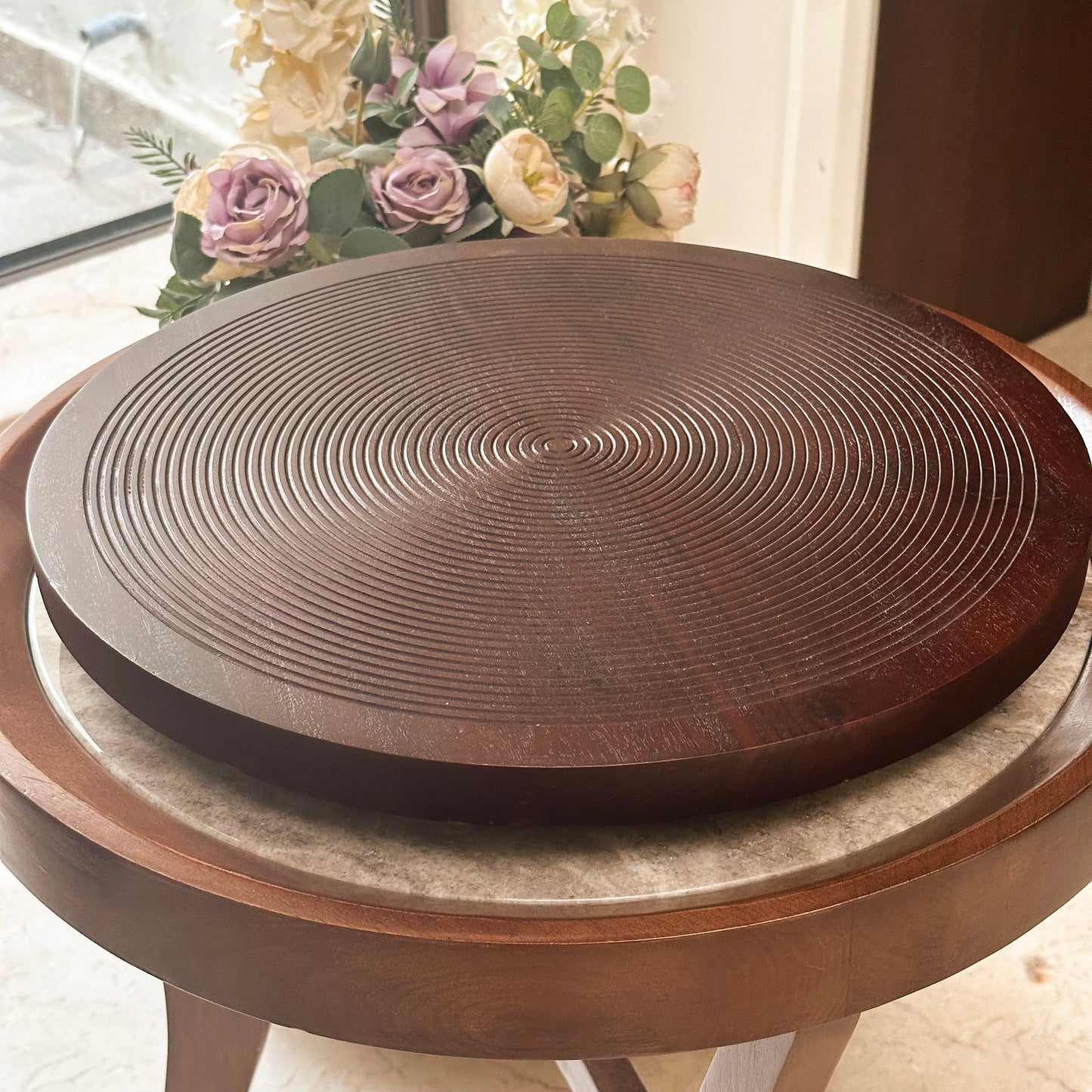 Spiral Revolving Platter