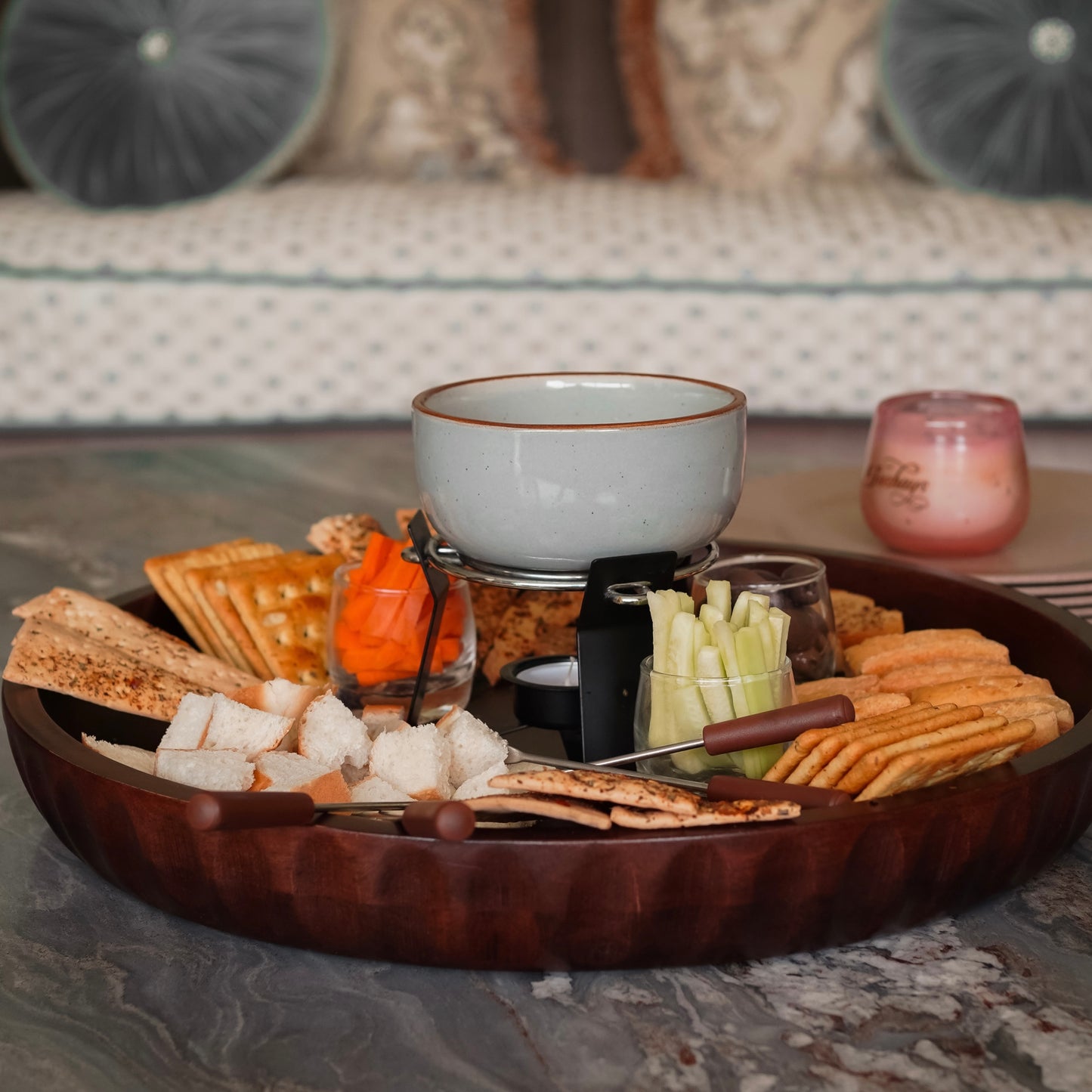 Shallow Wooden Server