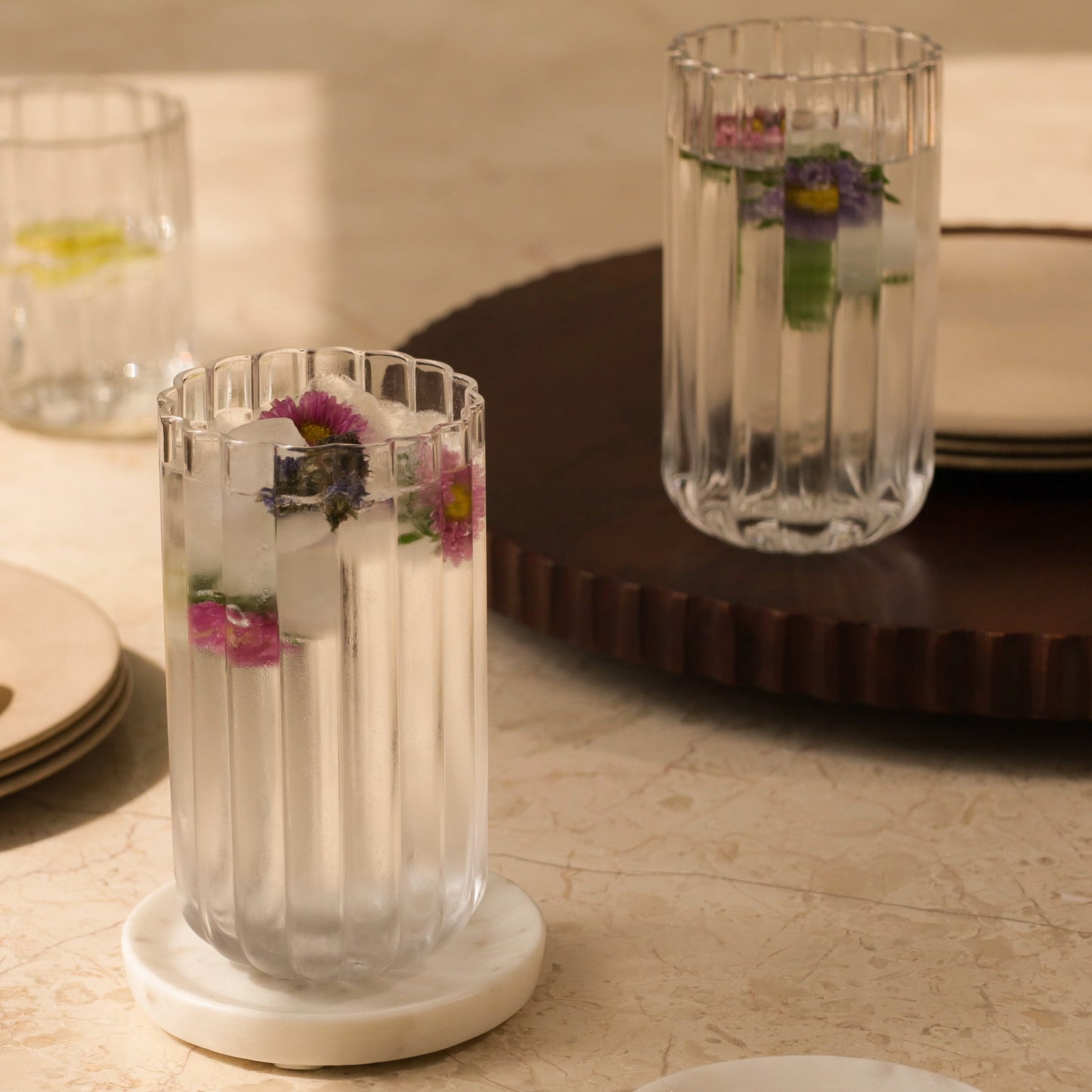Ribbed Tall Glass (Set of 4)