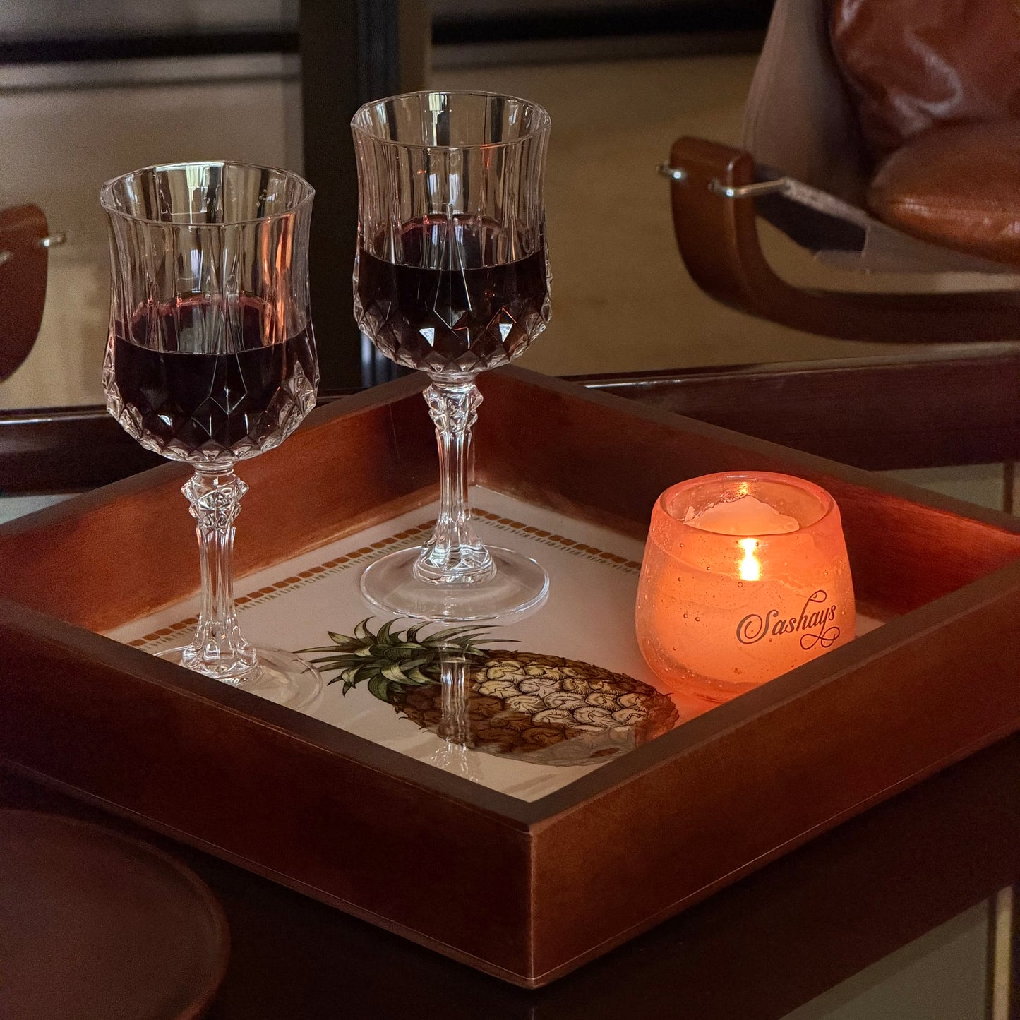 Pineapple Square Tray