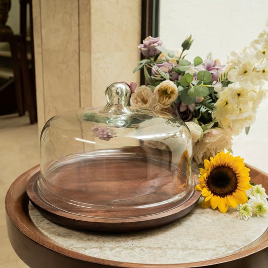 Wood Cloche Duo