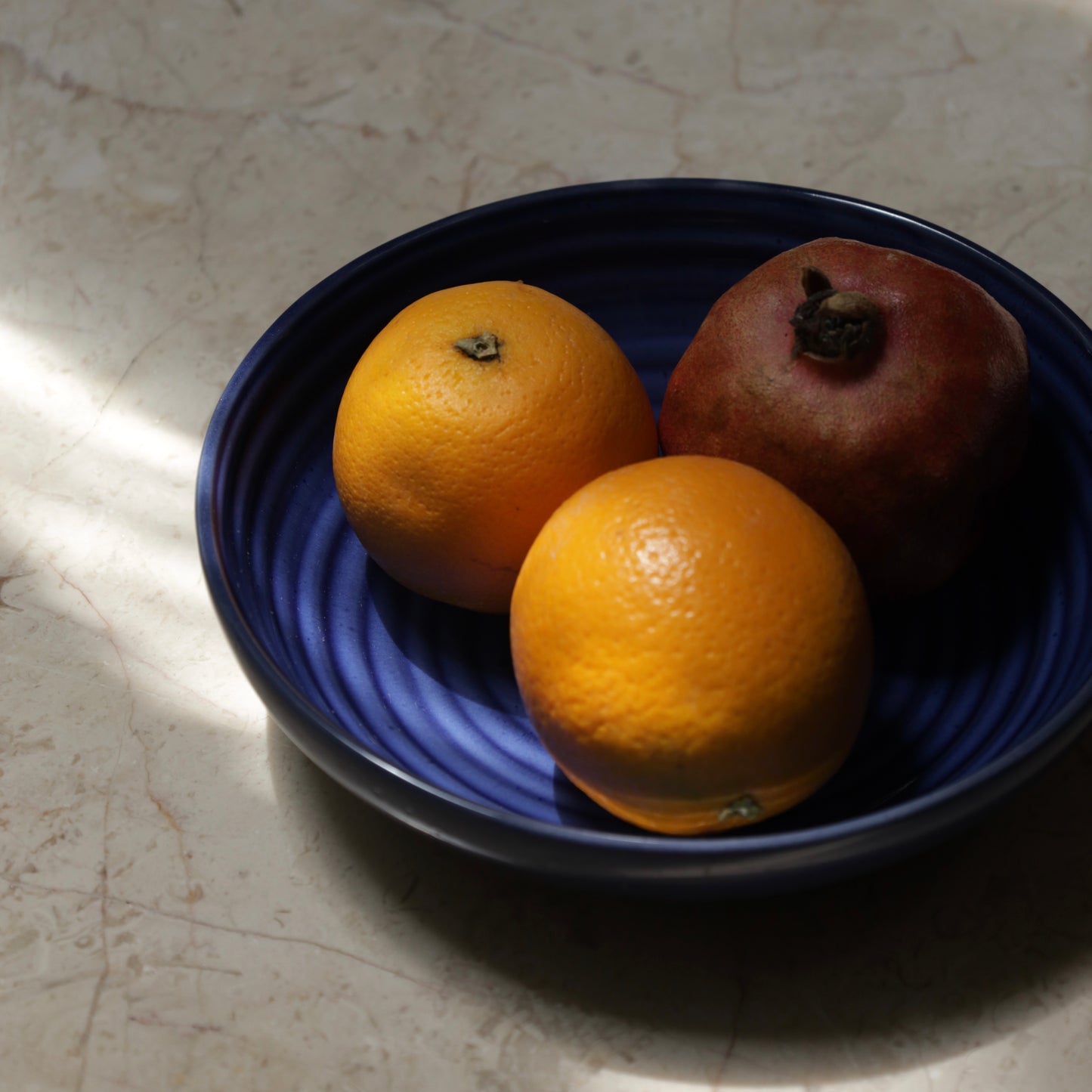 Midnight Blue Ceramic Serving Bowl