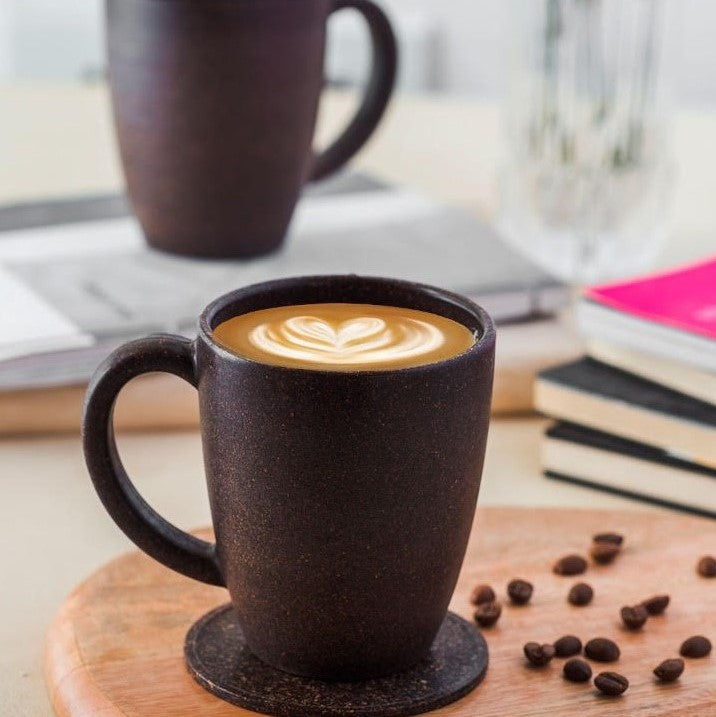 Coffee Husk Mug and Coaster